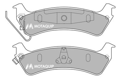 LVXL1380 MOTAQUIP Комплект тормозных колодок, дисковый тормоз