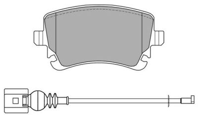 FBP136801 FREMAX Комплект тормозных колодок, дисковый тормоз