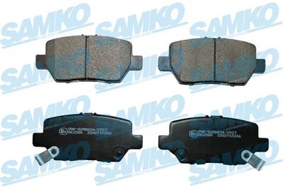 5SP2226 SAMKO Комплект тормозных колодок, дисковый тормоз