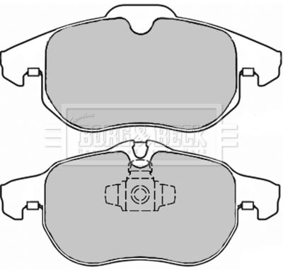 BBP2354 BORG & BECK Комплект тормозных колодок, дисковый тормоз