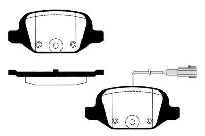 RA06092 RAICAM Комплект тормозных колодок, дисковый тормоз