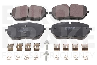 5502223758 EUROBRAKE Комплект тормозных колодок, дисковый тормоз