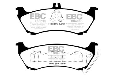 DP1437 EBC Brakes Комплект тормозных колодок, дисковый тормоз