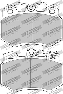 FCP434H FERODO RACING Комплект тормозных колодок, дисковый тормоз