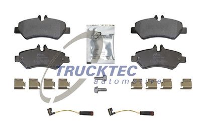 0235195 TRUCKTEC AUTOMOTIVE Комплект тормозных колодок, дисковый тормоз