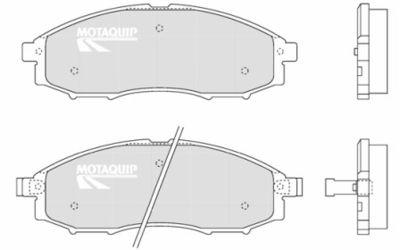 LVXL1225 MOTAQUIP Комплект тормозных колодок, дисковый тормоз