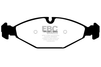 DP1009 EBC Brakes Комплект тормозных колодок, дисковый тормоз