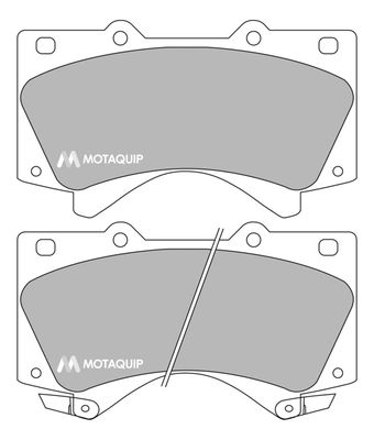 LVXL1701 MOTAQUIP Комплект тормозных колодок, дисковый тормоз