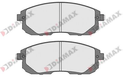 N09706 DIAMAX Комплект тормозных колодок, дисковый тормоз