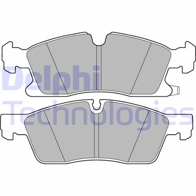 LP3173 DELPHI Комплект тормозных колодок, дисковый тормоз