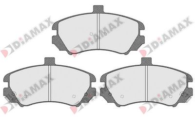 N09506 DIAMAX Комплект тормозных колодок, дисковый тормоз
