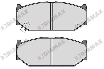 N09746 DIAMAX Комплект тормозных колодок, дисковый тормоз