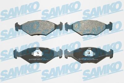 5SP016 SAMKO Комплект тормозных колодок, дисковый тормоз