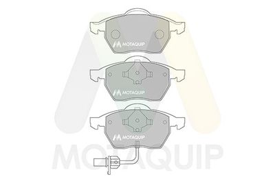 LVXL1022 MOTAQUIP Комплект тормозных колодок, дисковый тормоз