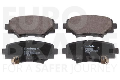 5502223262 EUROBRAKE Комплект тормозных колодок, дисковый тормоз