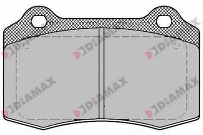 N09442 DIAMAX Комплект тормозных колодок, дисковый тормоз