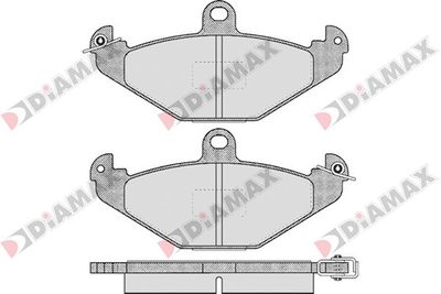 N09137 DIAMAX Комплект тормозных колодок, дисковый тормоз