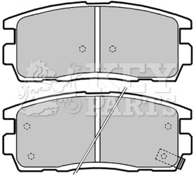 KBP2041 KEY PARTS Комплект тормозных колодок, дисковый тормоз