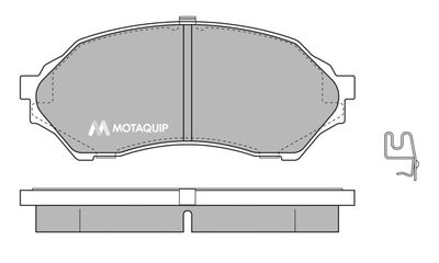 LVXL338 MOTAQUIP Комплект тормозных колодок, дисковый тормоз