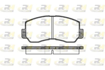 209440 ROADHOUSE Комплект тормозных колодок, дисковый тормоз