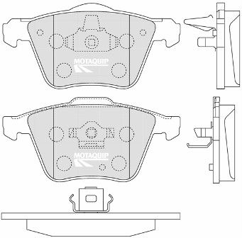 LVXL1249 MOTAQUIP Комплект тормозных колодок, дисковый тормоз