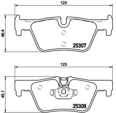 P06071X BREMBO Комплект тормозных колодок, дисковый тормоз