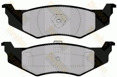 PA1138 Brake ENGINEERING Комплект тормозных колодок, дисковый тормоз