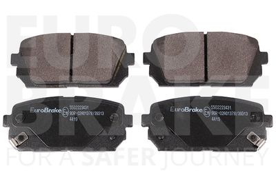 5502223431 EUROBRAKE Комплект тормозных колодок, дисковый тормоз