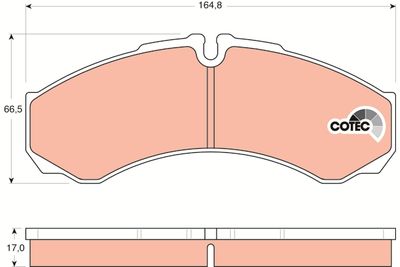 GDB1534 TRW Комплект тормозных колодок, дисковый тормоз