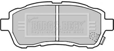 BBP2304 BORG & BECK Комплект тормозных колодок, дисковый тормоз