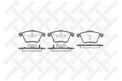 1193002SX STELLOX Комплект тормозных колодок, дисковый тормоз