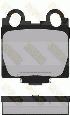 PA1358 Brake ENGINEERING Комплект тормозных колодок, дисковый тормоз