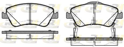 2131002 ROADHOUSE Комплект тормозных колодок, дисковый тормоз