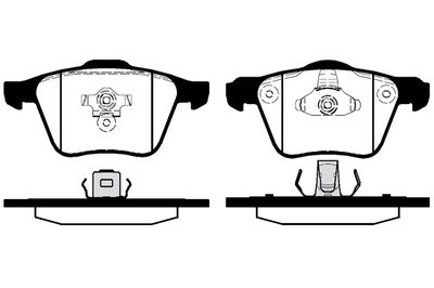 RA09380 RAICAM Комплект тормозных колодок, дисковый тормоз