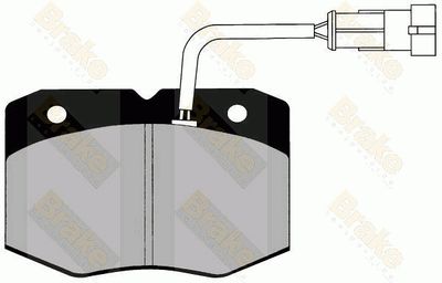 PA1276 Brake ENGINEERING Комплект тормозных колодок, дисковый тормоз