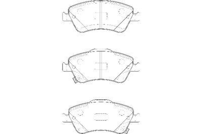 2135162 Omnicraft Комплект тормозных колодок, дисковый тормоз