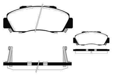 RA06990 RAICAM Комплект тормозных колодок, дисковый тормоз