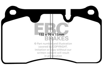 DP91908 EBC Brakes Комплект тормозных колодок, дисковый тормоз