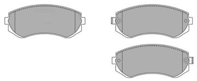 FBP1558 FREMAX Комплект тормозных колодок, дисковый тормоз