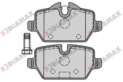 N09194 DIAMAX Комплект тормозных колодок, дисковый тормоз