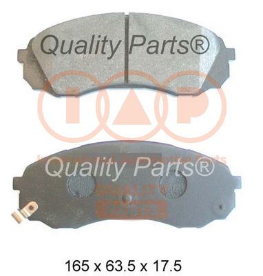 70421055 IAP QUALITY PARTS Комплект тормозных колодок, дисковый тормоз