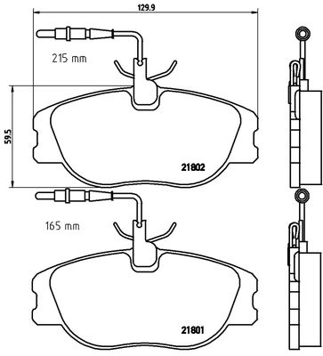 FK20101 KAISHIN Комплект тормозных колодок, дисковый тормоз