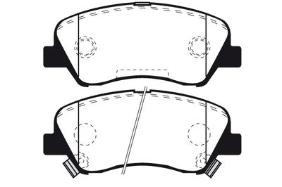 RA10520 RAICAM Комплект тормозных колодок, дисковый тормоз