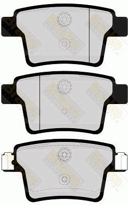 PA1669 Brake ENGINEERING Комплект тормозных колодок, дисковый тормоз