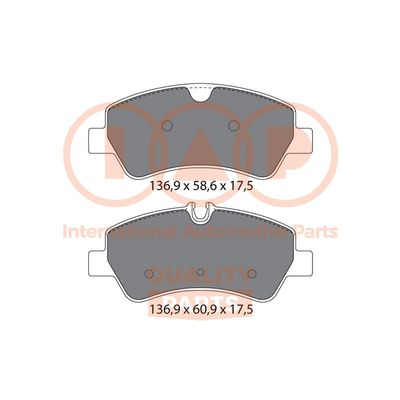 70404051 IAP QUALITY PARTS Комплект тормозных колодок, дисковый тормоз