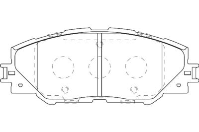 2135012 Omnicraft Комплект тормозных колодок, дисковый тормоз