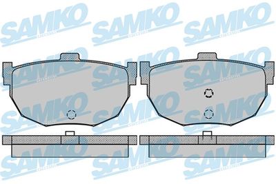 5SP960 SAMKO Комплект тормозных колодок, дисковый тормоз