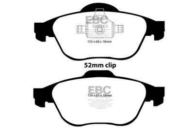 DP41394R EBC Brakes Комплект тормозных колодок, дисковый тормоз