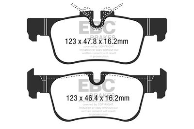 DPX2235 EBC Brakes Комплект тормозных колодок, дисковый тормоз