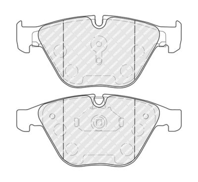 FDB5352 FERODO Комплект тормозных колодок, дисковый тормоз